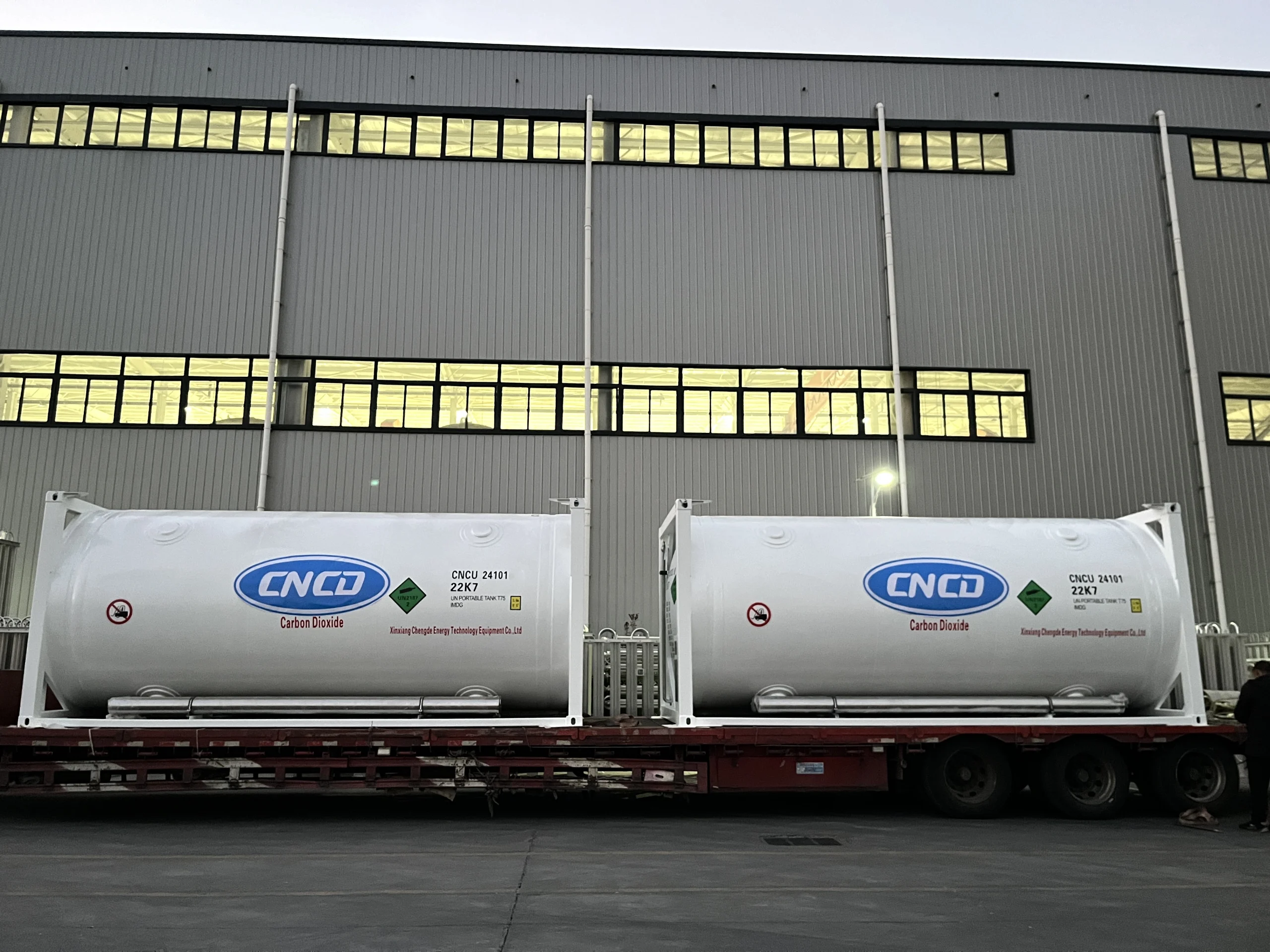 Our CO2 ISO tank containers are shipped to Southeast Asia