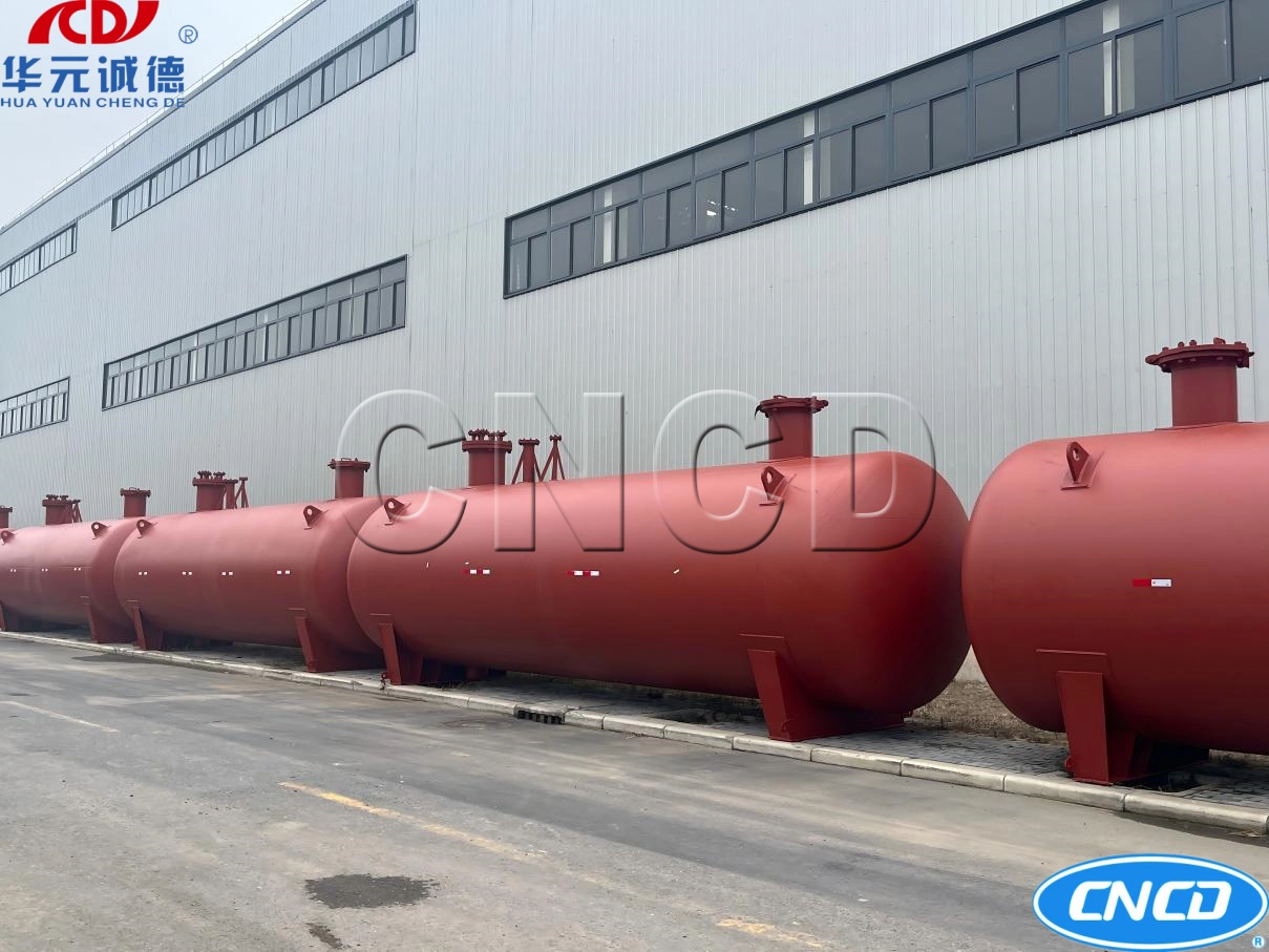 8pcs LPG underground tanks of our company have been successfully produced and are about to be shipped to the customer site