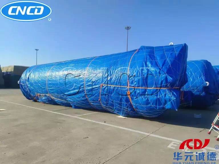 4pcs 60m³ and 1pcs 50m³ cryogenic liquid storage tanks were shipped to South America